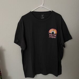 SHEIN Curve Black Crew Neck Top